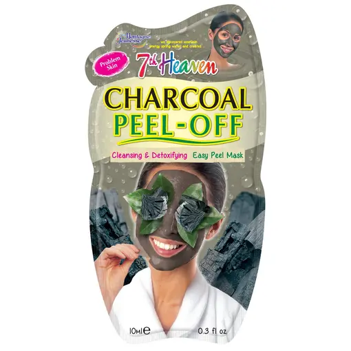 crna peel off maska za lice s ugljenom, 10 ml
