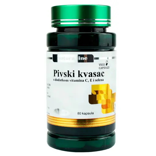 Pivski Kvasac + Vitamin C, E i Selen 80 kapsula