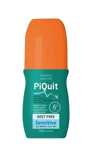 Piquit Sensitive Repellent spray mlijeko 10% 100ml