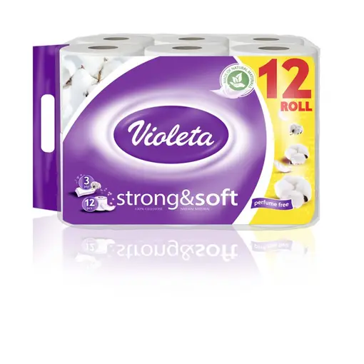 Toaletni papir 3 sloja - 12 komada - Strong&Soft
