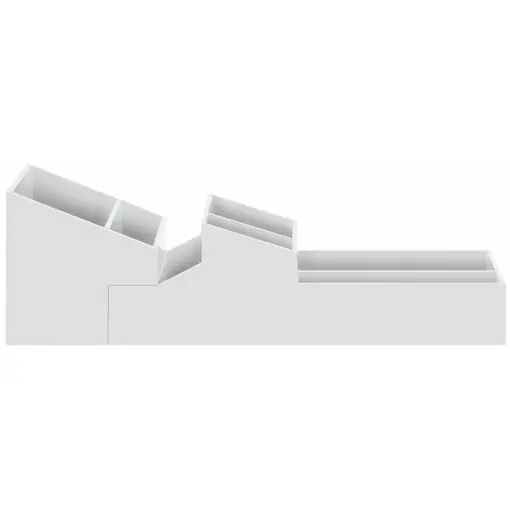 kutija za odlaganje 30,7 x 10 x 8,5 cm abs, bijeli Skyline