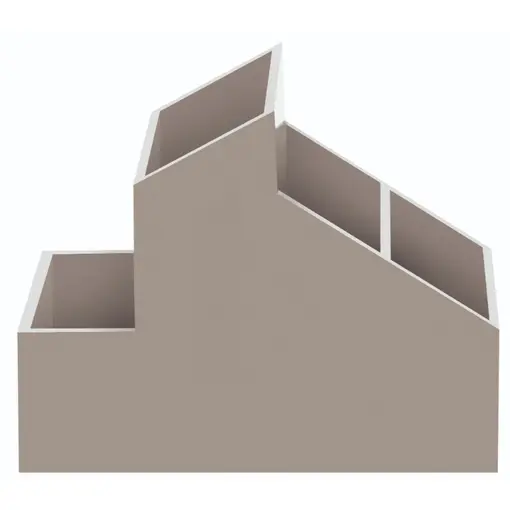 kutija za odlaganje 13 x 10 x 8,5 cm abs, sivo smeđi Skyline