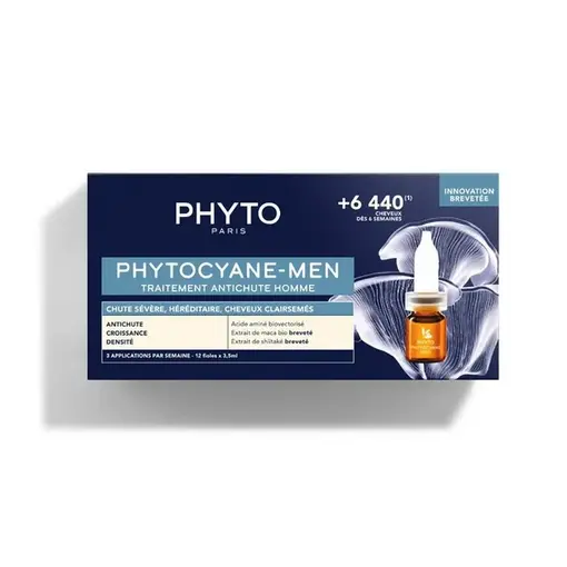 Phytocyane tretman protiv progresivnog ispadanja kose za muškarce, 12x3,5ml