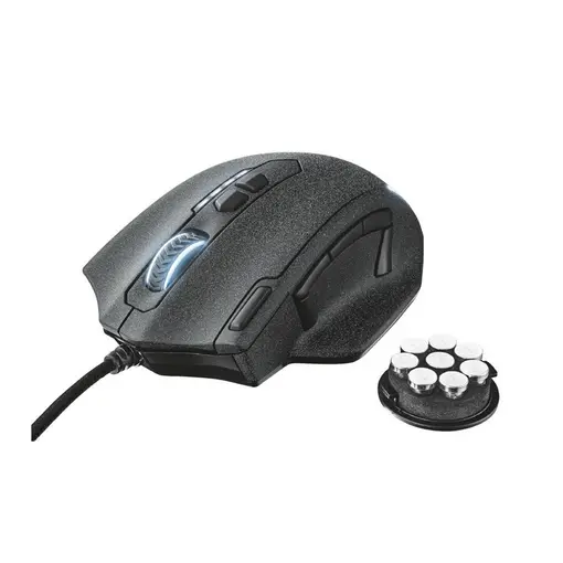 Miš GXT155 Caldor, gaming, optički, žični, USB, crni (20411)