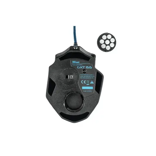 Miš GXT155 Caldor, gaming, optički, žični, USB, crni (20411)