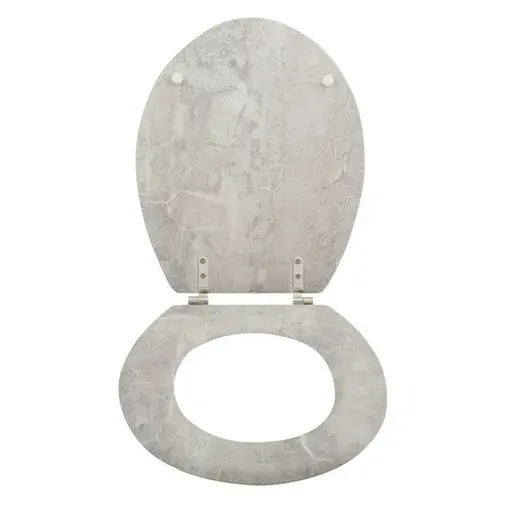 WC daska, MDF 42.5 X 36.5 X 5cm Stonehenge, Inox Okovi