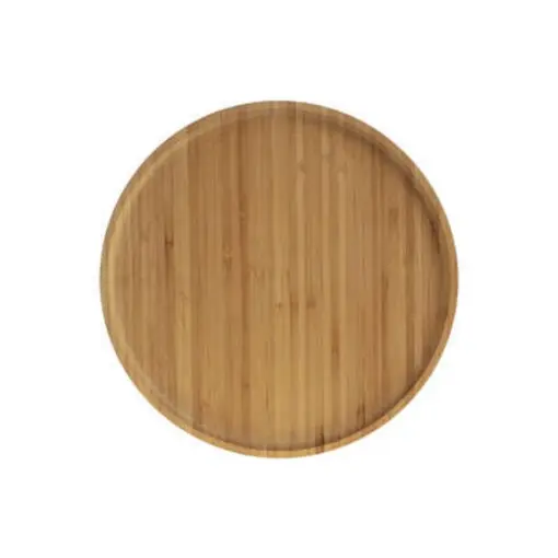 drveni tanjur, 19.5x1.5 cm