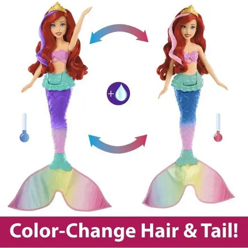  Ariel sirena s promjenom boje