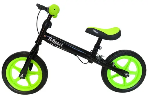 Bicikl bez pedala R4 Crno zeleni