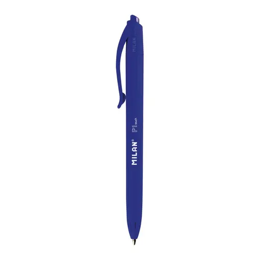 Kemijska olovka MILAN P1, gumirana, plava