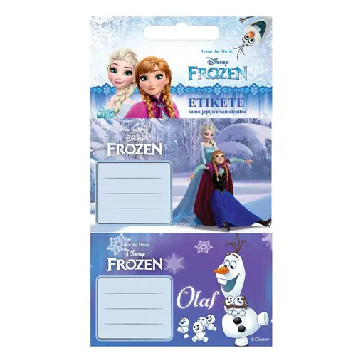 Naljepnice za bilježnice Frozen
