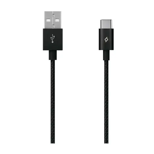 Kabel - USB-C to USB (1,20m) - Black - Alumi Cable