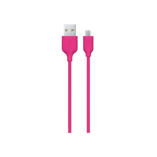 Kabel - Micro USB  to USB (1,20m) - Pink