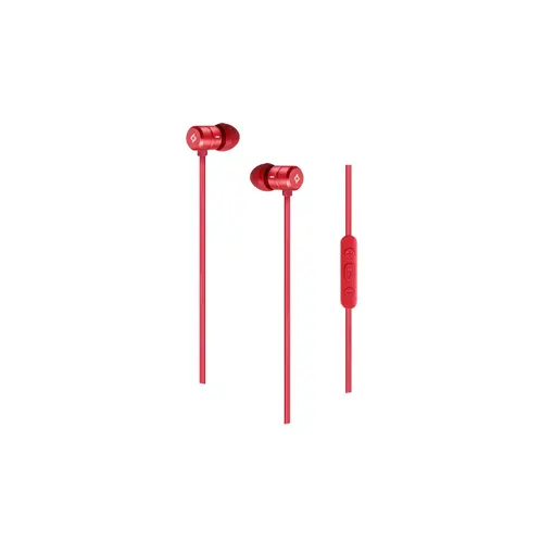 Slušalice - IE Headphone + Built-in Remote + Magnet + Mic - Red - EchoPro