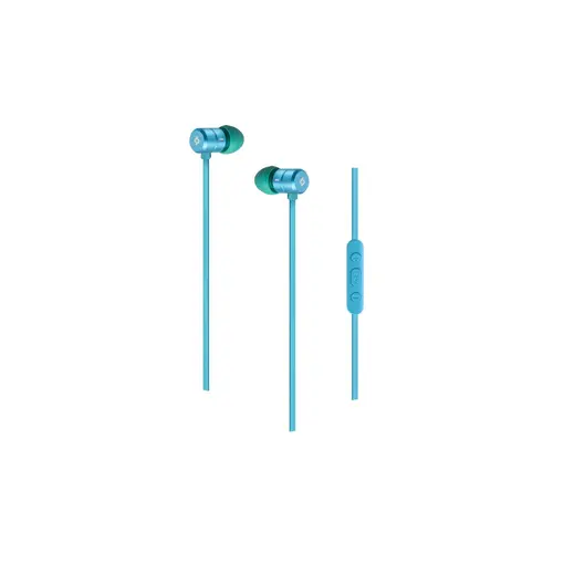 Slušalice - IE Headphone + Built-in Remote + Magnet + Mic - Turquoise - EchoPro