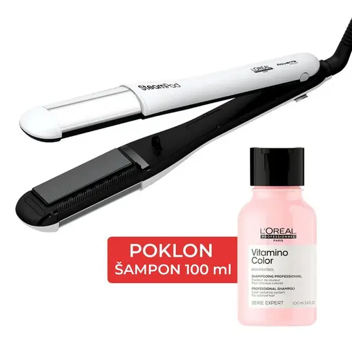 4.0, profesionalna pegla za kosu + POKLON Loreal Professionnel  Serie Expert Vitamino Color šampon za kosu 100 ml