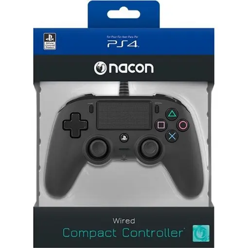PS4 WIRED COMPACT CONTROLLER BLACK