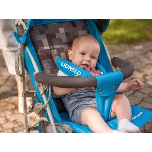 Lionelo dječja kolica ELIA plava + zaštita za noge, od komaraca