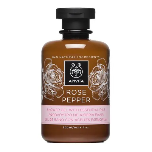 Rose&pepper gel za tuširanje s esencijalnim uljima 300ml