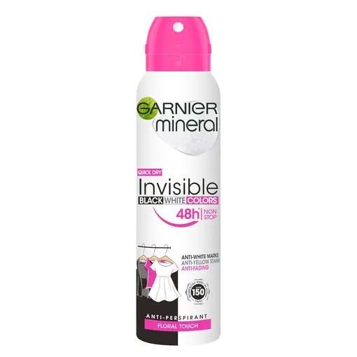 Deo Mineral Invisi Black, White&Colors Sprej (150 ml)