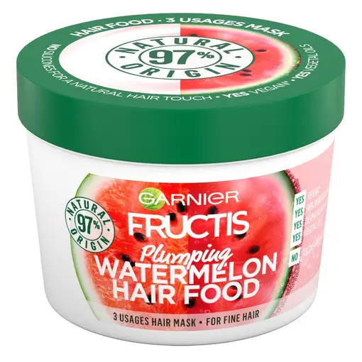 Fructis Hair Food Watermelon maska za kosu, 390 ml