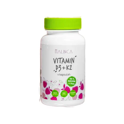 veganski vitamin D3 + K2 - 60 kapsula