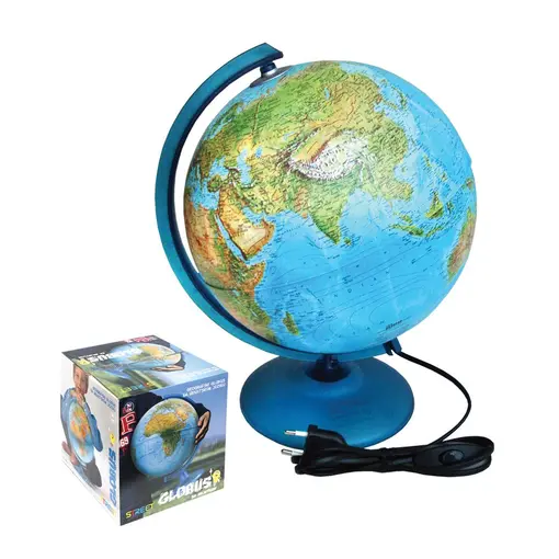 Globus 25cm, hrvatski sa svjetlom, kartogr-geopolitički