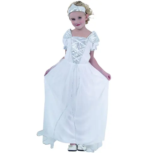 kostim za djecu bijela princeza