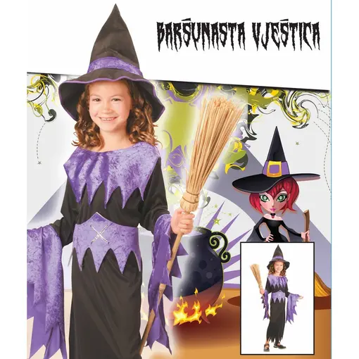 kostim za djecu baršunasta vještica