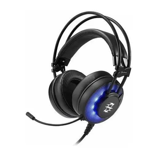 Skiller SGH2 stereo igraće slušalice sa mikrofonom, LED plavi, USB
