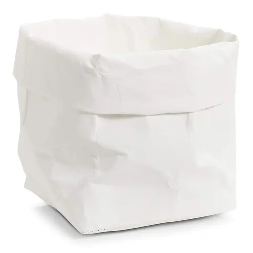 papirnate vrećice za odlaganje, 15x15x25 cm  - bijela