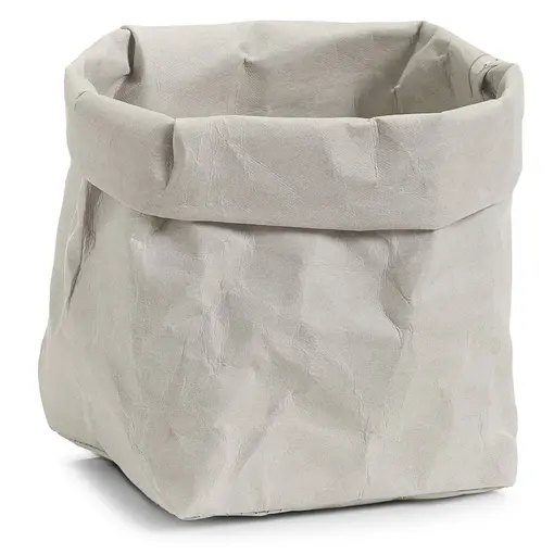 papirnate vrećice za odlaganje, 15x15x25 cm  - siva