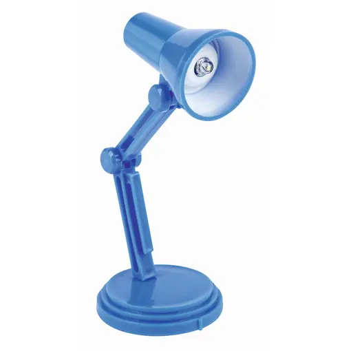 LED svjetiljka za čitanje, 10x4 cm - plava