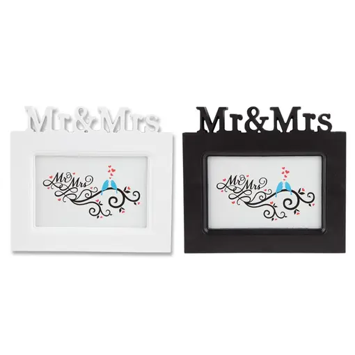 okvir za slike Mr&Mrs, 10x15 cm - bijela