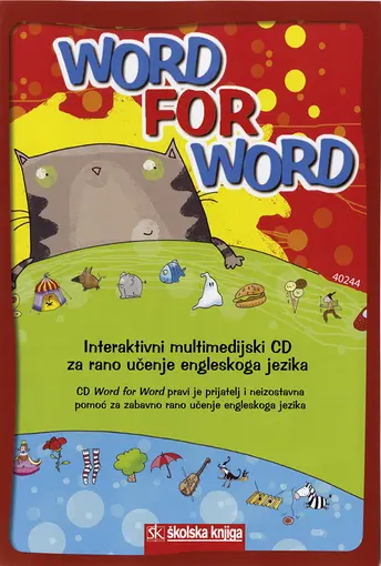 Word for Word - Interaktivni rječnik za rano učenje engleskog jezika + interaktivni multimedijski cd, Grozdanić Dragana