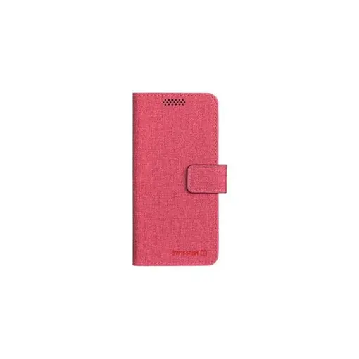 preklopni etui za mobitel, veličina L, 148 x 71mm, tekstil, crvena