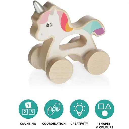 drvena igračka Unicorn