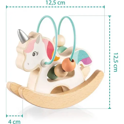 drvena igračka Unicorn mint
