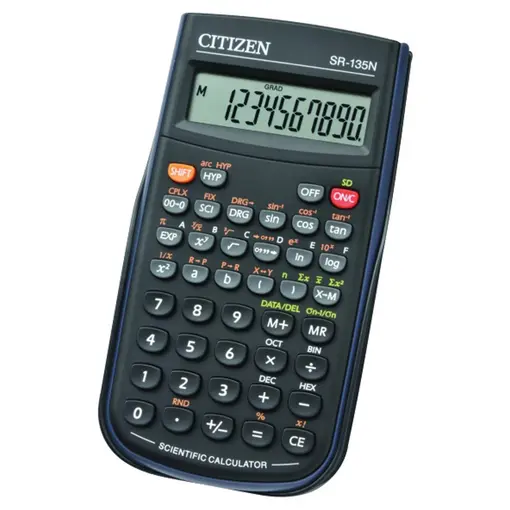 kalkulator tehnički  8+2mjesta, 128 funkcija, Citizen SR-135N