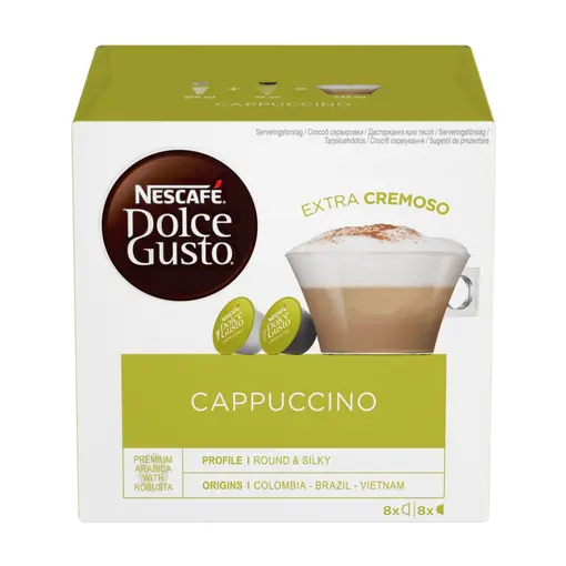 Dolce Gusto Cappuccino kava 186,4g (16 kapsula)