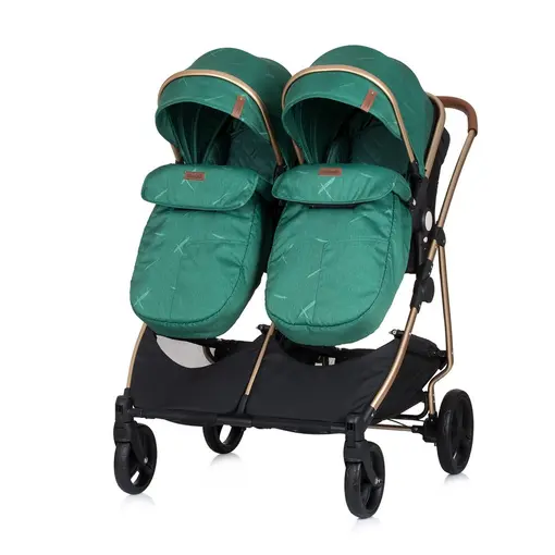 dječja kolica za blizance ili dvoje djece Duo Smart - avocado