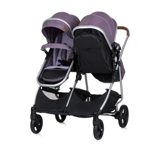 3u1 dječja kolica za blizance ili dvoje djece Duo Smart - lilac