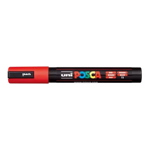 marker Uni pc-5m,  crveni