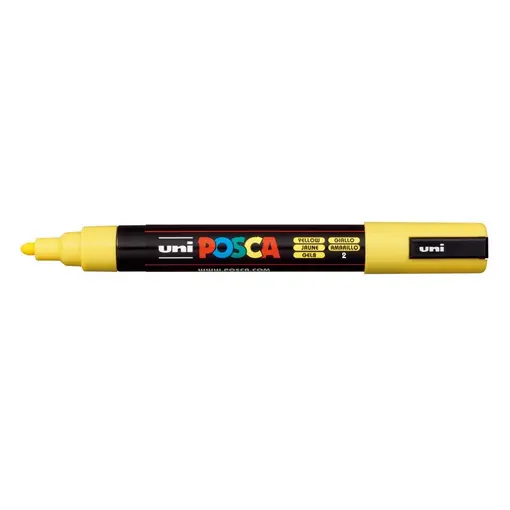 marker Uni pc-5m,  žuti