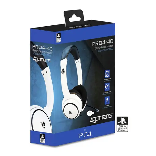 PS4 STEREO GAMING HEADSET PRO4-40 WHITE