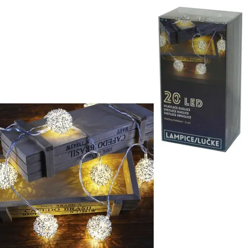 LED svjetleće kuglice 20L, 3cm