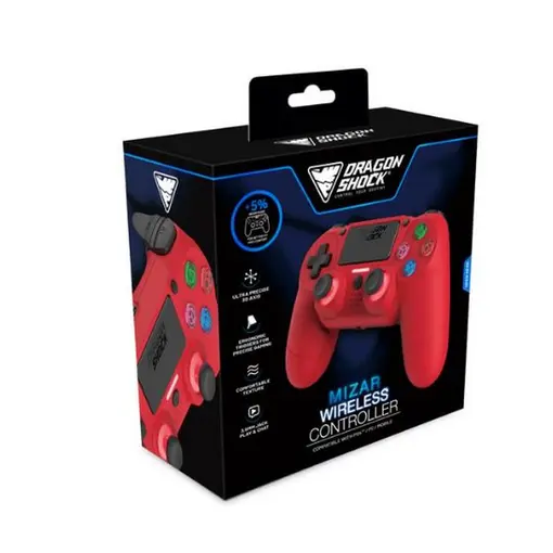MIZAR WIRELESS CONTROLLER RED PS4, PC, MOBILE
