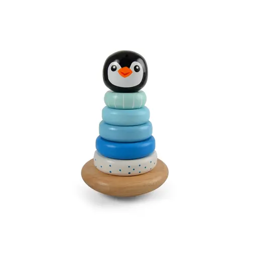 drveni toranj pingvin plavi