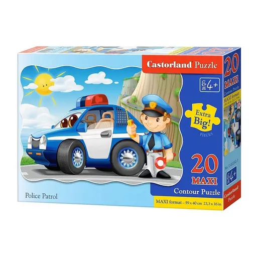 puzzle 20 maxi - policijska patrola