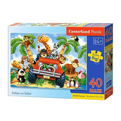 puzzle 40 komada maxi safari životinje